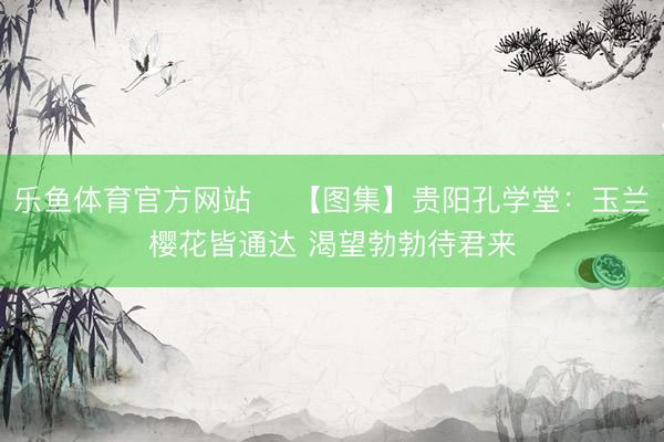 乐鱼体育官方网站 ​【图集】贵阳孔学堂：玉兰樱花皆通达 渴望勃勃待君来