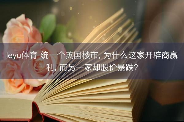leyu体育 统一个英国楼市, 为什么这家开辟商赢利, 而另一家却股价暴跌?